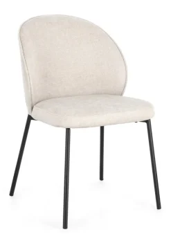 Sedie>Bizzotto SEDIA IN TESSUTO BEIGE - WENDY
