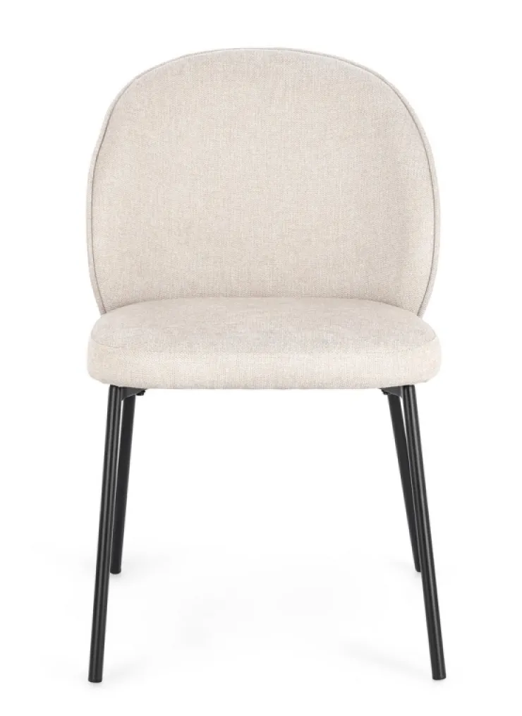 Sedie>Bizzotto SEDIA IN TESSUTO BEIGE - WENDY