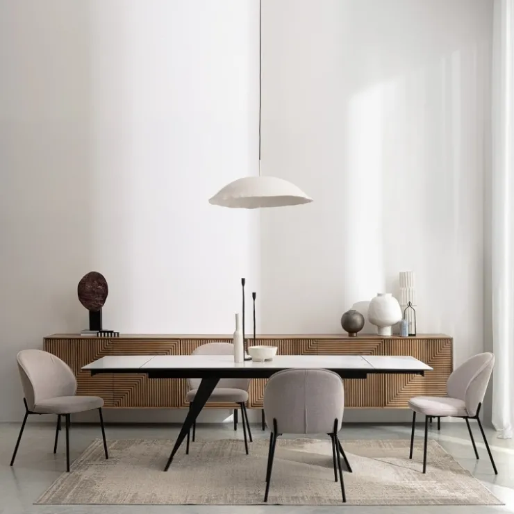 Sedie>Bizzotto SEDIA IN TESSUTO BEIGE - WENDY