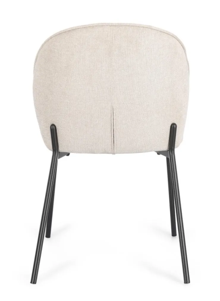 Sedie>Bizzotto SEDIA IN TESSUTO BEIGE - WENDY