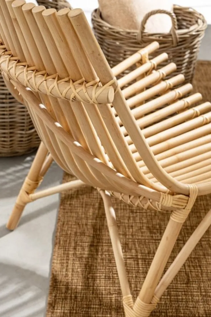 Poltrone E Chaise Longue>Bizzotto SEDIA LOUNGE MENENDEZ NATURALE