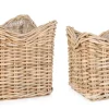 Ceste Decorative>Bizzotto SET2 CESTA HARIS QU NATURALE