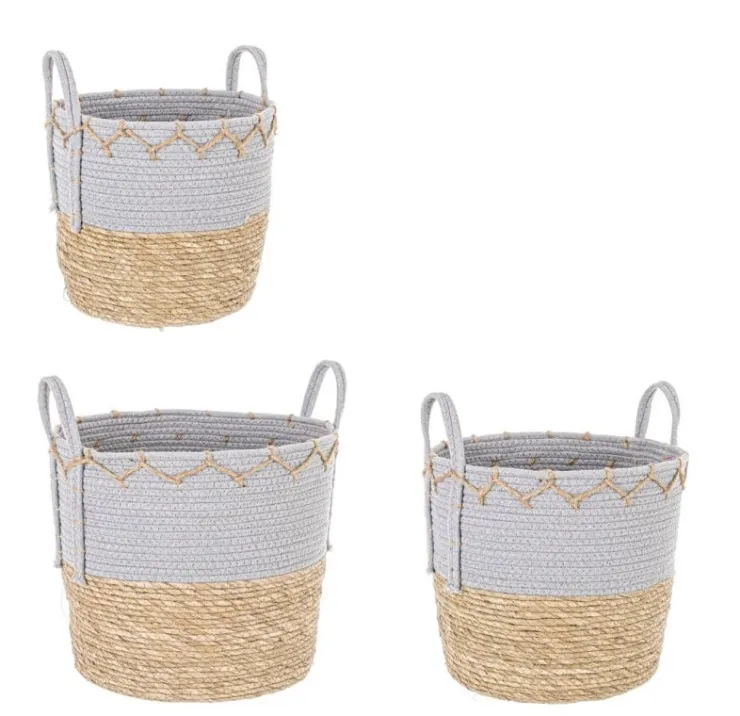 Ceste Decorative>Bizzotto SET3 CESTA 2M CELESTIAL SVAS