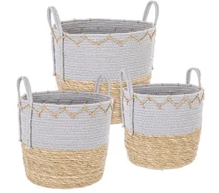 Ceste Decorative>Bizzotto SET3 CESTA 2M CELESTIAL SVAS