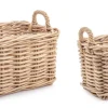 Ceste Decorative>Bizzotto SET2 CESTA 2M MALANG RETT NATURALE