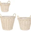 Ceste Decorative>Bizzotto SET3 CESTA 2M RANDY SVAS SBIANCATO