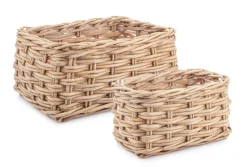 Ceste Decorative>Bizzotto SET2 CESTA MALANG NATURALE