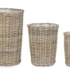Ceste Decorative>Bizzotto SET3 CESTA RANDY TO GRIGIO