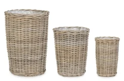 Ceste Decorative>Bizzotto SET3 CESTA RANDY TO GRIGIO