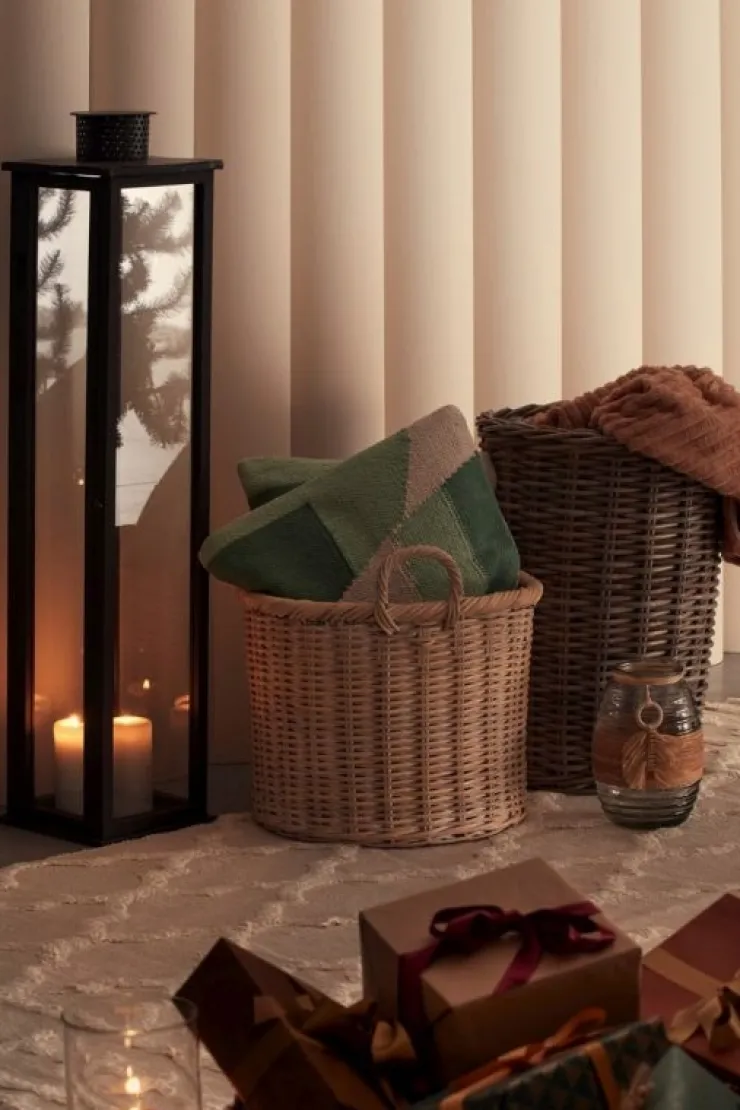 Ceste Decorative>Bizzotto SET3 CESTA RANDY TO GRIGIO