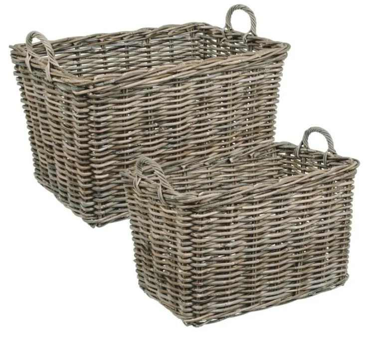 Ceste Decorative>Bizzotto SET2 CESTO 2M NARRA M