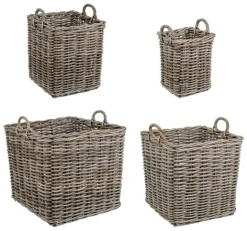 Ceste Decorative>Bizzotto SET4 CESTO 2M NARRA QU