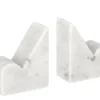 Oggettistica>Bizzotto SET2 DECORAZIONE KANDY MARMO BIANCO H12