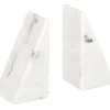 Oggettistica>Bizzotto SET2 DECORAZIONE KANDY MARMO BIANCO H15