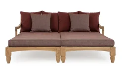 Daybed>Bizzotto SET2 LOUNGE C-C BALI WINE - FSC