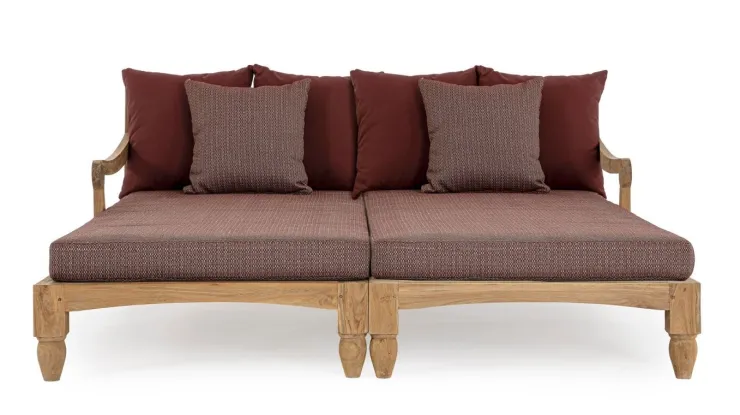 Daybed>Bizzotto SET2 LOUNGE C-C BALI WINE - FSC