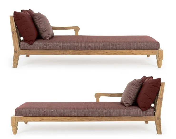 Daybed>Bizzotto SET2 LOUNGE C-C BALI WINE - FSC