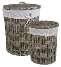 Ceste Decorative>Bizzotto SET2 P.BIANCHERIA NARRA BIANCO