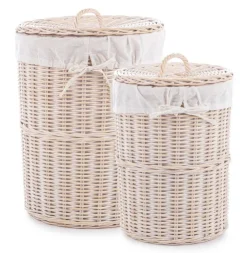 Ceste Decorative>Bizzotto SET2 P.BIANCHERIA NARRA SBIANCATO
