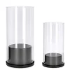 Portacandele>Bizzotto SET2 P.CANDELA KEIRA NERO