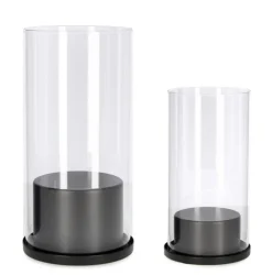 Portacandele>Bizzotto SET2 P.CANDELA KEIRA NERO