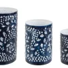 Portacandele>Bizzotto SET3 P.CANDELA YANNICK CIL BLU