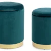 Pouf>Bizzotto SET2 POUF CONTENITORE NAVYUS - POLINA