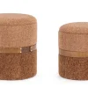 Pouf>Bizzotto SET2 POUF CONTENITORE TANYA GINGER