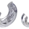 Portacandele>Bizzotto SET2 P.TEALIGHT HARSHA ARGENTO