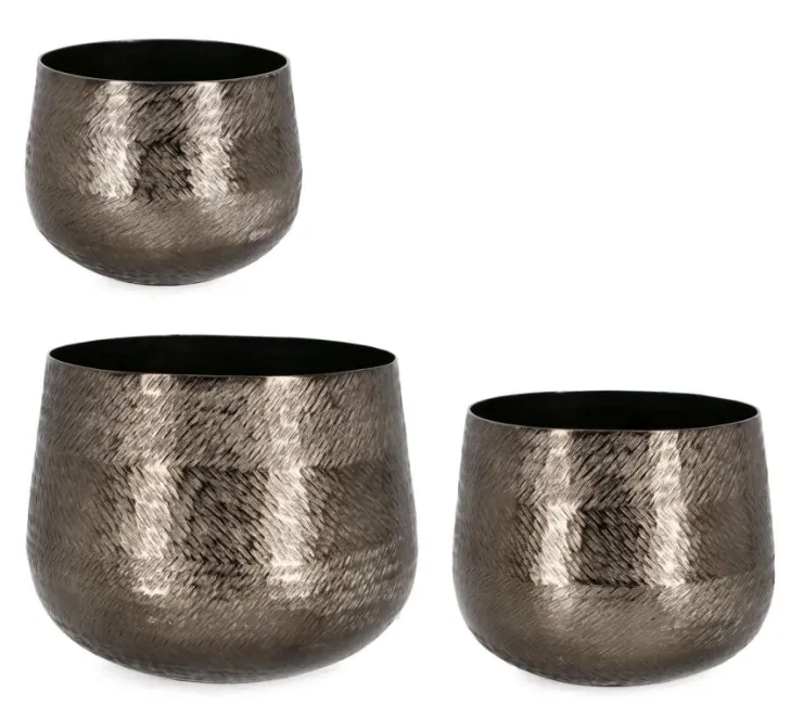 Coprivasi>Bizzotto SET3 P.VASO CLAMP TO NERO