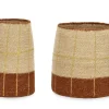 Ceste Decorative>Bizzotto SET2 P.VASO DECORAT TUY NATURALE MARRONE