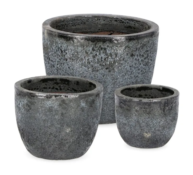 Vasi E Coprivasi>Bizzotto SET3 P.VASO DUYEN SVAS ANTRACITE