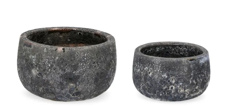 Vasi E Coprivasi>Bizzotto SET2 P.VASO DUYEN TO ANTRACITE