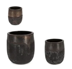 Vasi E Coprivasi>Bizzotto SET3 P.VASO DUYEN TONDO ALTO RUSTY