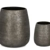 Vasi E Coprivasi>Bizzotto SET2 P.VASO EMEI ALTO GRIGIO
