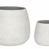 Vasi E Coprivasi>Bizzotto SET2 P.VASO EMEI BOMBATO BEIGE