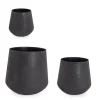 Vasi E Coprivasi>Bizzotto SET3 P.VASO KENAR TO NERO