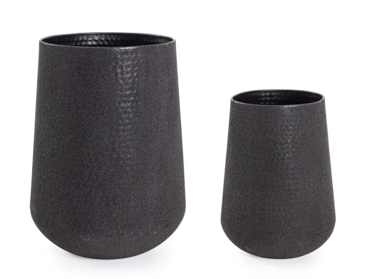 Vasi E Coprivasi>Bizzotto SET2 P.VASO KENAR TO NERO ALTO