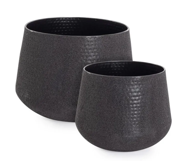 Vasi E Coprivasi>Bizzotto SET2 P.VASO KENAR TO NERO BASSO