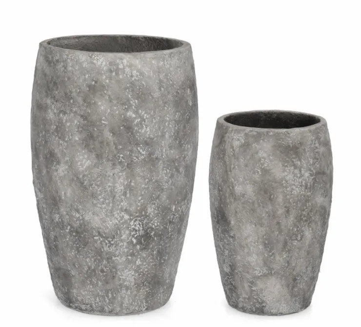 Vasi E Coprivasi>Bizzotto SET2 P.VASO MEILI ALTO GRIGIO