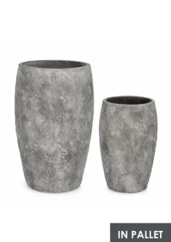 Vasi E Coprivasi>Bizzotto SET2 P.VASO MEILI ALTO GRIGIO