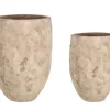 Vasi E Coprivasi>Bizzotto SET2 P.VASO MINH ALTO TERRACOTTA BRUNITA