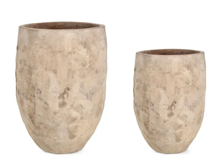 Vasi E Coprivasi>Bizzotto SET2 P.VASO MINH ALTO TERRACOTTA BRUNITA