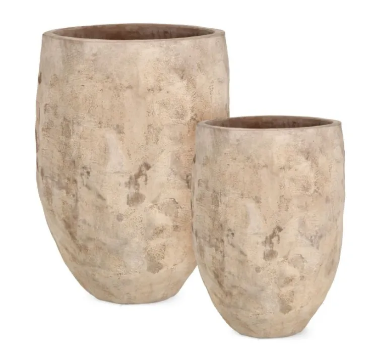 Vasi E Coprivasi>Bizzotto SET2 P.VASO MINH ALTO TERRACOTTA BRUNITA