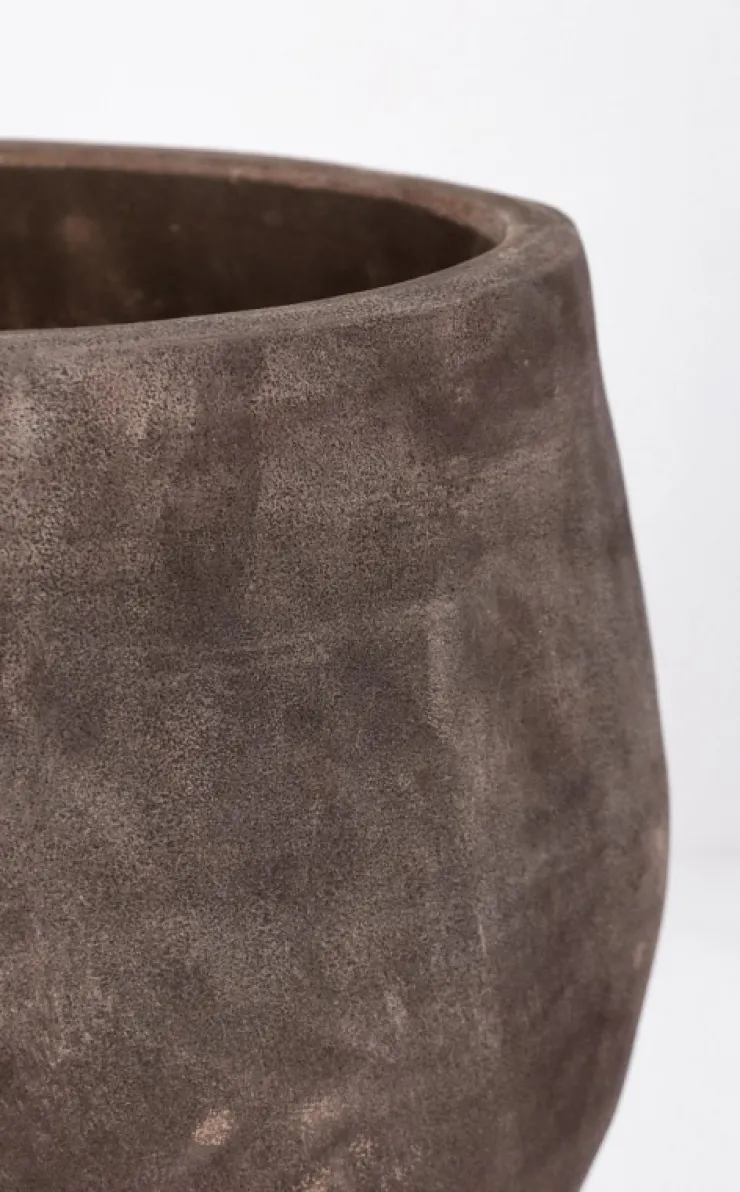 Vasi E Coprivasi>Bizzotto SET3 P.VASO MINH BOMB TERRACOTTA SCURA