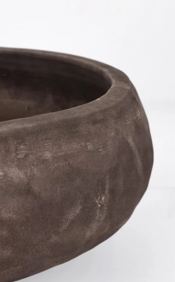 Vasi E Coprivasi>Bizzotto SET3 P.VASO MINH CIOTOLA TERRACOTTA SCUR