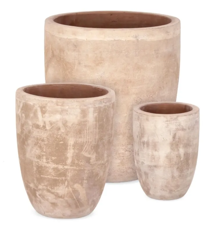 Vasi E Coprivasi>Bizzotto SET3 P.VASO MINH SVAS TERRACOTTA MARRONE