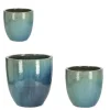 Vasi E Coprivasi>Bizzotto SET3 P.VASO QUANG ALTO BLU