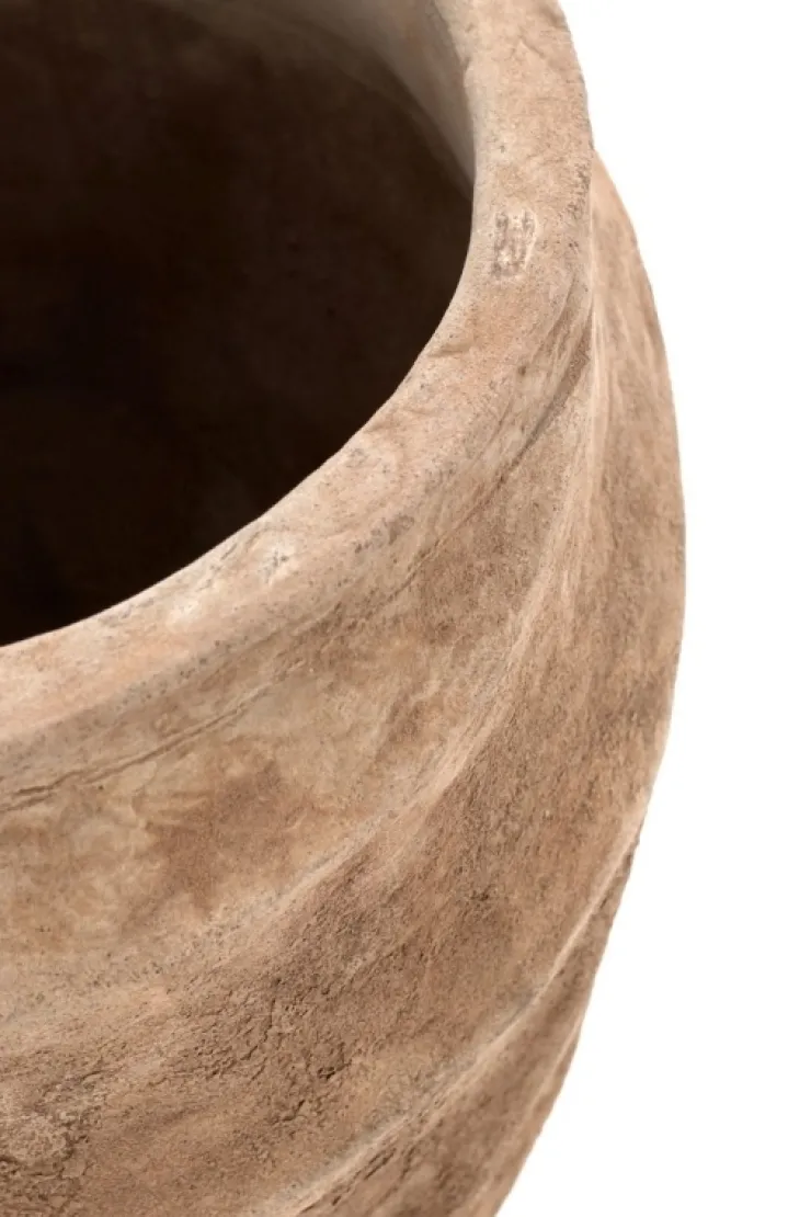 Vasi E Coprivasi>Bizzotto SET2 P.VASO TEIDE ALTO TERRACOTTA BRUNIT