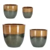 Vasi E Coprivasi>Bizzotto SET3 P.VASO THRAN MELANGE OCRA